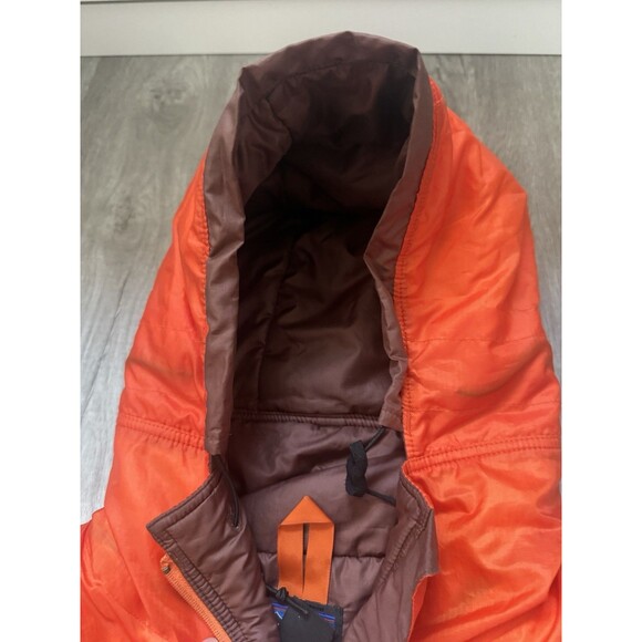 Vintage 90s / 2000s Patagonia Puffball Jacket Full Zip Medium Orange 83970 Men - Picture 3 of 13